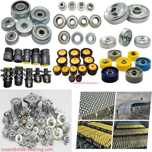 conveyor parts skate wheels omni wheels ball transfer units roller bearings