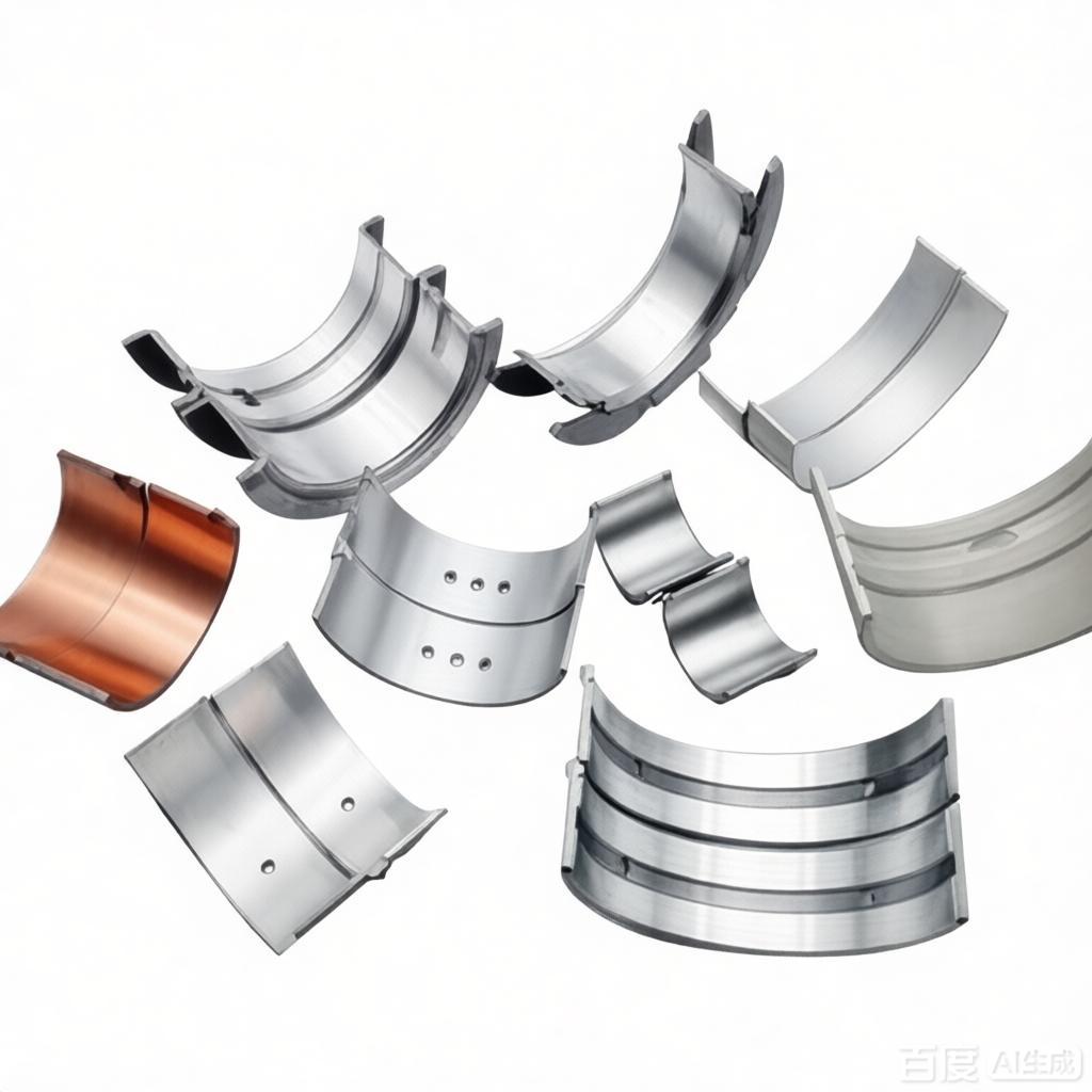 Industrial Compressor Parts Babit Bearing Babbitt Metal or Bimetal Bearing Set for Engines Generators Industrial Bushings 